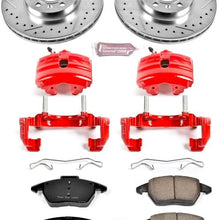 Power Stop KC4623 1-Click Performance Brake Kit with Calipers, Front Only