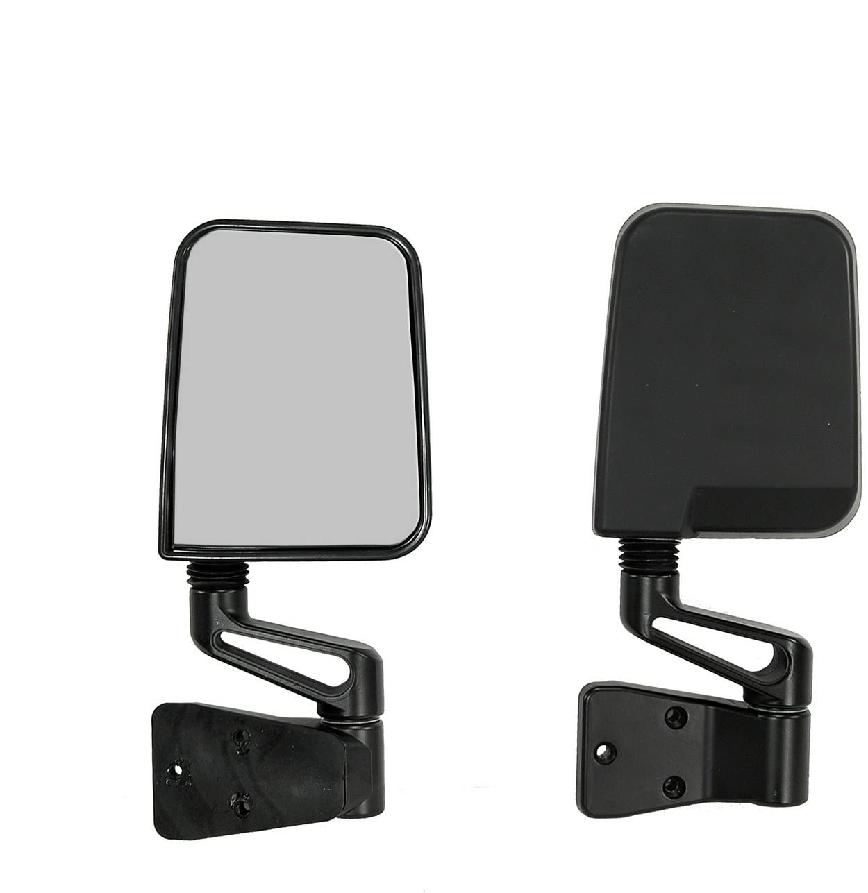 Rugged Ridge 11002.03 Factory Style Black Side Mirror - Pair