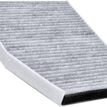 FUN-DRIVING Macrofiber Cabin Air Filter,Microfilter,Long-Fiber,Replacement for 64119237554/64119237555