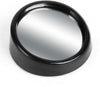 Universal Pair of 2 inches Diameter Circle Designed Back Rear View Convex Lens Blind Spot Mirror + Black Bezel
