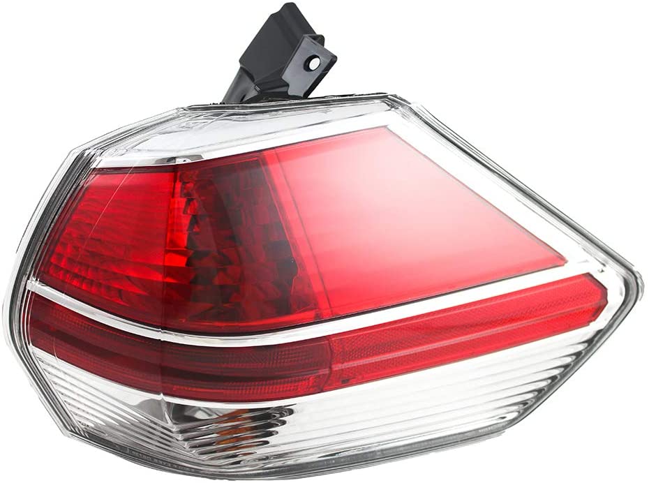 For Nissan Rogue Outer Tail Light 2014 2015 2016 Passenger Right Side Taillamp Assembly Replacement