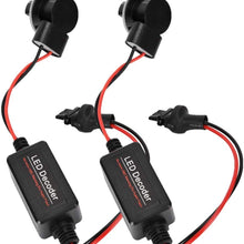 Akozon LED Decoder 2PCS LED Decoder Device Load Resistor Bypass Wiring Error Free Decoder 3156