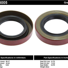 Centric Parts 417.43005 Rear Wheel Seal - Rear