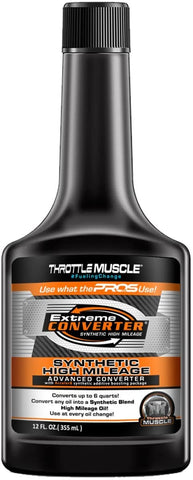 Throttle Muscle Synthetic High Mileage Oil Converter