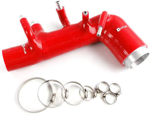 For Subaru WRX/STI GDB EjJ20 SG5 EJ205 Silicone Induction Intake Hose Pipe Kit Clamps Red New