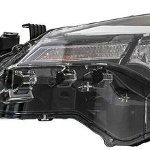 Drivers Headlight Integrated LED Daytime Running Lamp for 17-19 Toyota Corolla