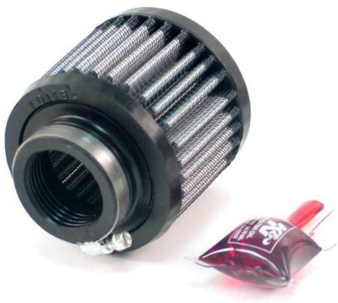 K&N Vent Air Filter/ Breather: High Performance, Premium, Washable, Replacement Engine Filter: Flange Diameter: 1.375 In, Filter Height: 2.5 In, Flange Length: 0.625 In, Shape: Breather, 62-1430