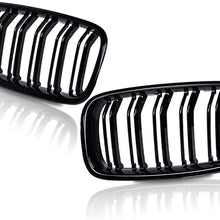 Front Kidney Grille Grill Compatible with 2009-2018 BMW 5 Series F10 F11 520i 523i 528i 530i 550i