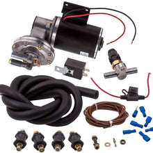 maXpeedingrods Electric Vacuum Pump Kit Set for Brake Booster 12 Volt 18" to 22" 28146