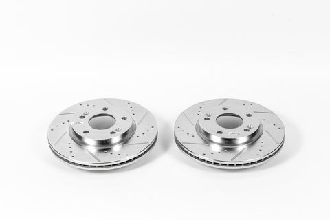 Power Stop JBR1564XPR Front Evolution Drilled & Slotted Rotor Pair