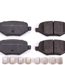 Power Stop 17-1377, Z17 Rear Ceramic Brake Pads with Hardware