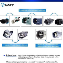 ECCPP Air Fuel Ratio Oxygen Sensor Upstream/Pre Fit 24302 Front Oxygen Sensor 5-Wire for Acura MDX RL TL Honda Accord Odyssey Pilot Ridgeline Saturn Vue