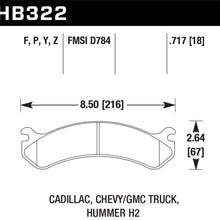 Hawk Performance HB322P.717 SuperDuty Brake Pad