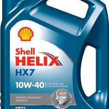 SHELL Helix HX7 10w40 Synthetic technology motor oil 4 liter bottle