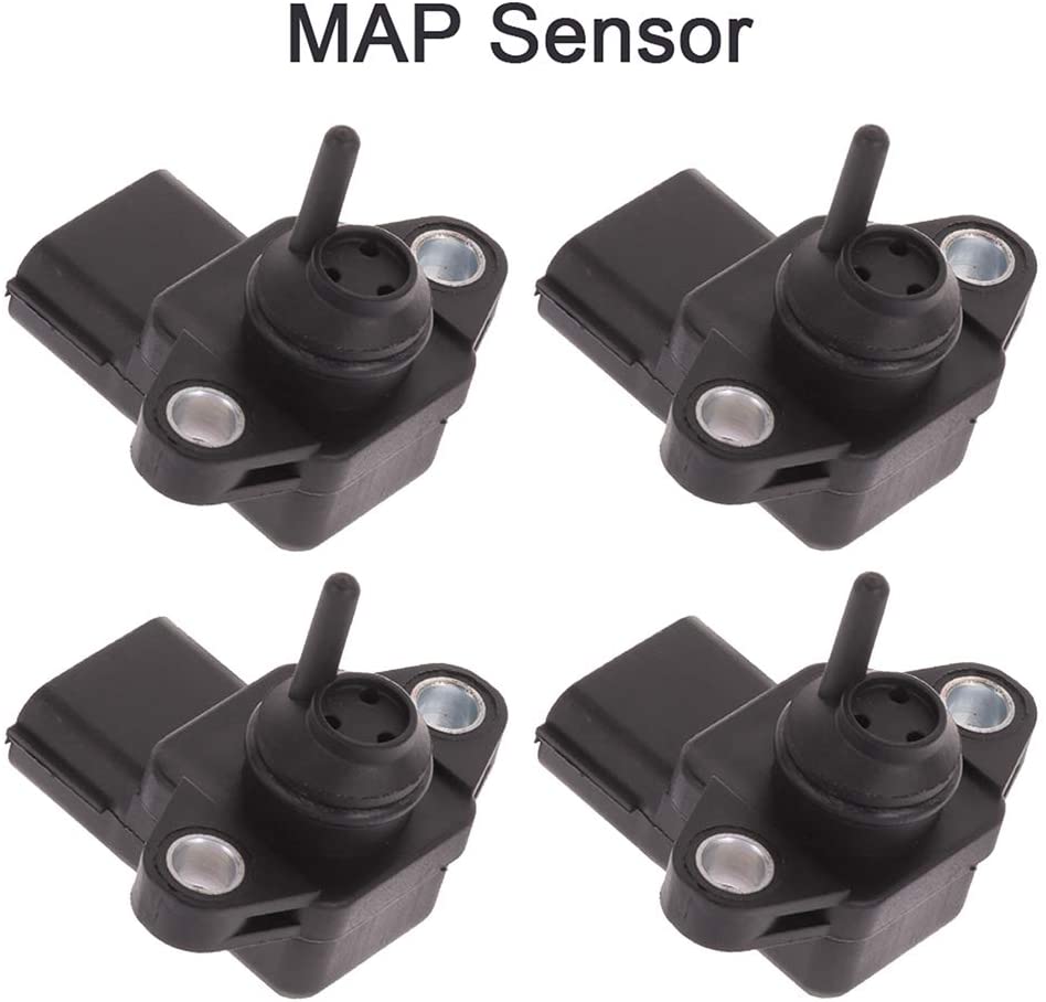 ZENITHIKE Manifold Absolute Pressure Sensor Replacement for MD355556 2004-2005 Chrysler. Sebring 2004-2012 Mitsubishi Eclipse 2005-2010 Mitsubishi Endeavor 2004-2010 Mitsubishi Galant 4pcs