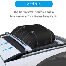 HONUTIGE Roof Cargo Bag Protective Mat, Foldable Cuttable Thick PVC Protection Pad with Extra Cushioning for Protecting Car Roof Carrier Bags & Car Roof, Universal Roof Rack Pad 34” x 43”