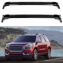ECCPP Car Top Luggage Carrier Bar Black Fit for GMC Acadia 2017 2018 2019,Aluminum Roof Rack Cross Bars Roof Mounted Roof Rack Cross Bar Set