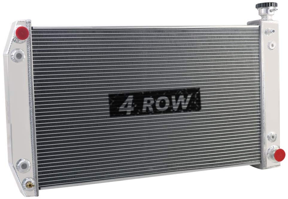 CoolingSky 4 Row All Aluminum Radiator for 1988-1997 Chevy&GMC C/K 1500/2500/3500 Pickup Suburban 4.3 5.0 5.7丨28 Inches Core