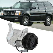 AC Compressor, Air Condition A/C Iron Compressor Replacement Fit for GMC Sierra 3500 2007-2014 CO29002C