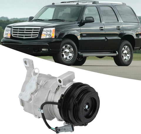 AC Compressor & A/C Repair Kit, Air Condition Compressor Replacement Fit for GMC Sierra 3500 2007-2014 CO29002C (without High Temperature Induction Body)