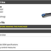 Front Lower Control Arm with Bushings - Left or Right - Compatible with 1984-1999 Jeep Cherokee
