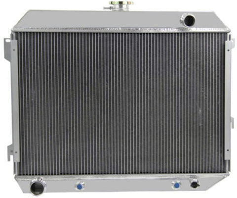 OzCoolingParts 4 Row Core All Aluminum Radiator for 1968-1974 69 70 71 72 73 Dodge Challenger/Charger/Coronet/Sapporo, Plymouth GTX/Barracuda/Belvedere/Satellite/Roadrunner, L6 V8 Gas AT/MT