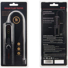 HZGrille Brake Fluid Tester for Dot3 Dot4 Dot5.1 Brake Fluid, Tri-Color Light Display/Lighting Function/High Precision Probe, Used in All Cars