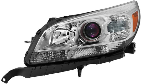 (Not fit LS) Chevy Malibu 2013-15 Projector Headlights - Halogen LT, LTZ Model -(Driver Side) Left Side