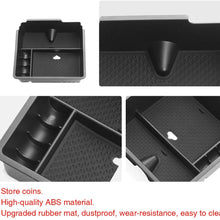 Customized for 2019 2020 Ford Ranger Car Center Console Armrest Box Glove Secondary Storage Console Organizer Insert Tray with Coin and Glass Holder