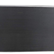 Primecooling 52MM 3 Row Core Aluminum Radiator for Dodge Ram 1500 2500 3500 5.9L Gas V8 Trucks 1998-2002