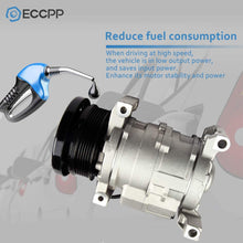 ECCPP A/C Compressor with Clutch fit for 2008-2010 for Dodge Grand Caravan Volkswagen Routan CO 11145C