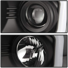 ACANII - For 2014-2015 Chevy Silverado 1500 LED Light Tube DRL Black Housing Projector Headlights Headlamps Assembly