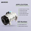 SCITOO Compatible with CO 29001C AC Compressor with Clutch D-odge Grand Caravan 3.3L 3.8L 2001-2007