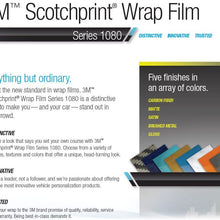 3M 1080 CFS12 Carbon Fiber Black 5ft x 1ft W/Application Card Vinyl Vehicle Car Wrap Film Sheet Roll