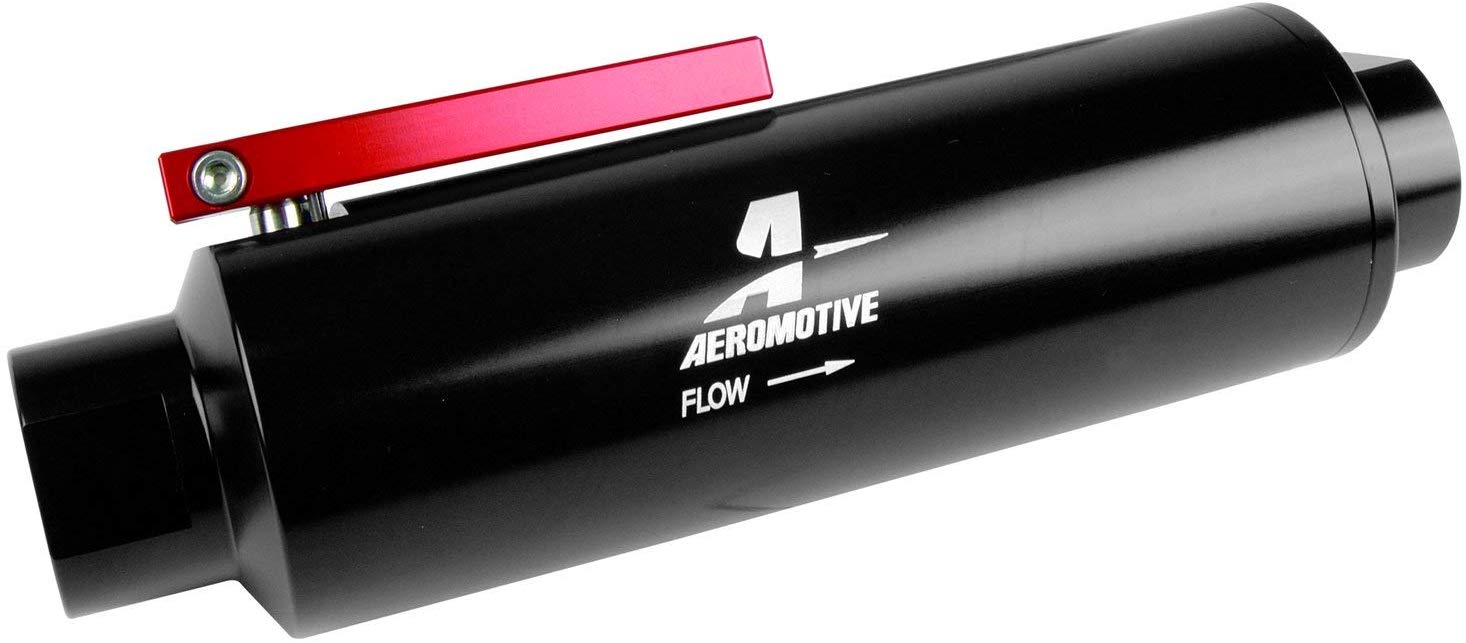 Aeromotive 12332 Shutoff Fuel Filter with 12 Ports