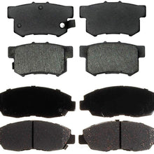 NEW Front and Rear Ceramic Brake Pad Sets Kit For Honda EL Accord Civic