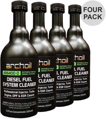 Archoil AR6400-D Diesel Fuel System Cleaner (Four Pack) - Cleans Injectors, Turbo & DPF