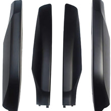 ABS Roof Rack Bar Rail End Protection Cover Shell for Toyota Land Cruiser Prado Fj120 2003 2006 2007 2008 2009 4PCS Waterproof Protection Apply to Auto Cars