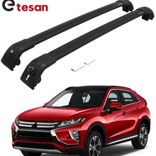 2 Pieces Cross Bars Fit for Mitsubishi Edipse Cross 2018 2019 2020 2021 Black Cargo Baggage Luggage Roof Rack Crossbars