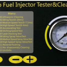 Autool 6/4 Cylinder Car Auto Ultrasonic Injector Cleaning Tester machine 110V Support Motorcycle Fuel Cleaning Tools With 6pcs Motorcycle Adapters