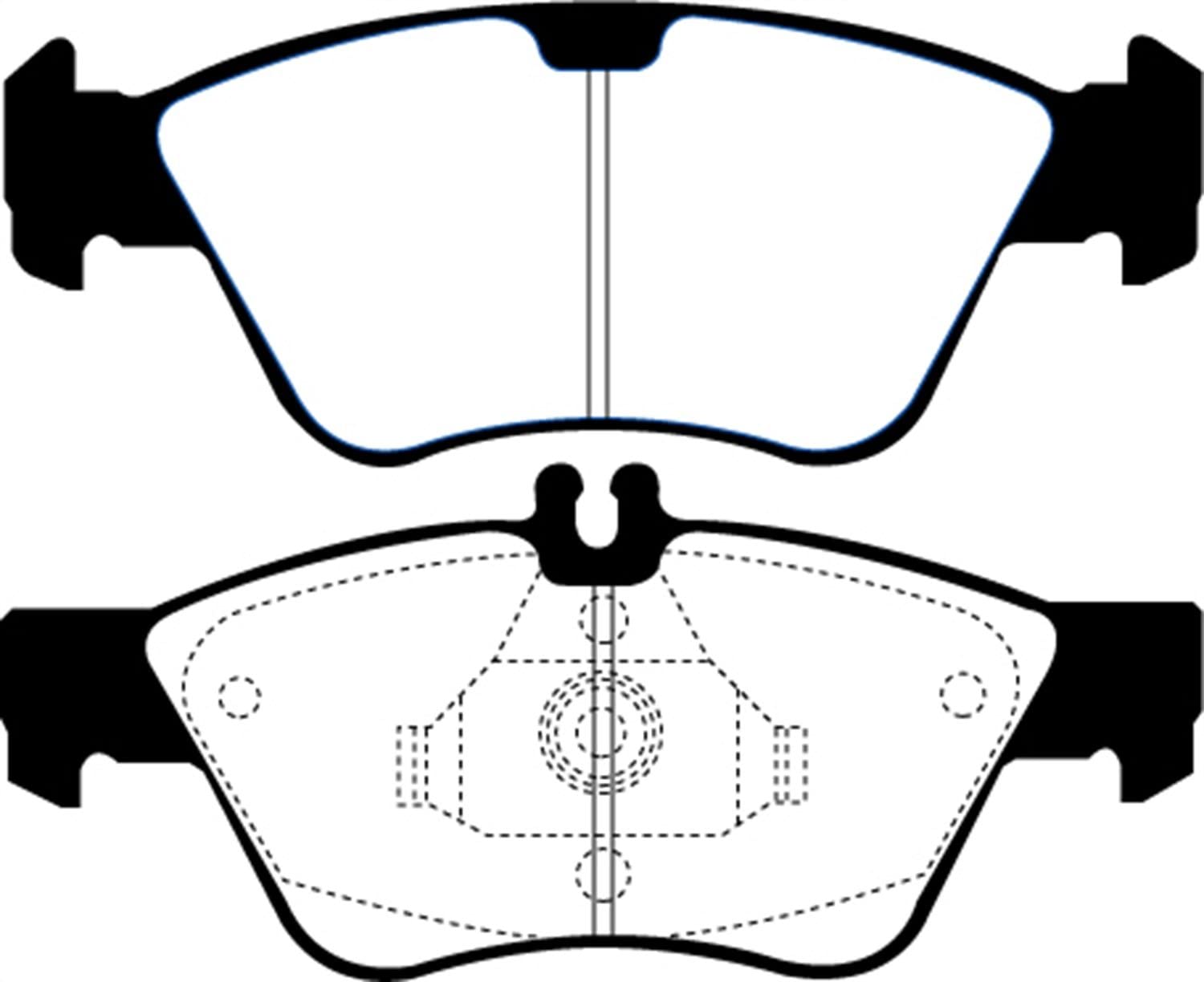 EBC Brakes UD740 Ultimax OEM Replacement Brake Pad