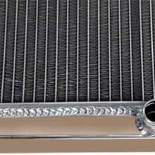 ALLOYWORKS Replacement Aluminum Radiator For Yamaha Quad Grizzly 660 YFM660F ATV 2002-2008
