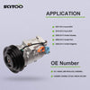 SCITOO Compatible with A/C Compressor for Acura MDX ZDX 3.7L Honda Odyssey Pilot Ridgeline 3.5L