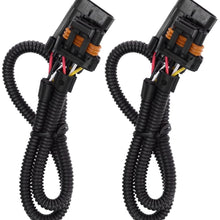 24'' LT1 Oxygen O2 Sensor LS1 LS6 LT4 Header Extension Wire Harness 4 Wire Flat Connector for Camaro Corvette (2Pcs)