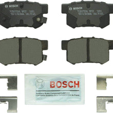 Bosch BP537 QuietCast Premium Disc Brake Pad Set For: Acura CL, CSX, ILX, Legend, RSX, TL, TSX, Vigor; Honda Accord, Civic, CR-Z, Prelude, S2000; Suzuki Kizashi, SX4, Rear