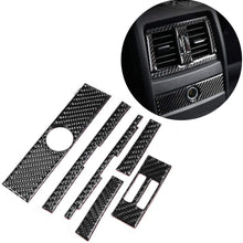 Akozon Carbon Fiber Center Console Air Conditioning Outlet Vent Trim Cover for 3 Series f30 f40