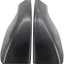NewYall Set of 4 Black Roof Luggage Cargo Rail Rack End Cap Protection Cover Shell Trim