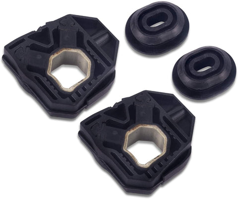 runmade Upper & Lower Radiator Support Mount Rubber Set compatible with VW Passat Jetta Golf GTI Tiguan Beelte AUDI TT A3