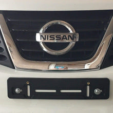 Front License Plate Tag Holder Mounting Mount Adapter Bumper Kit Brackets for NISSAN (All Models) QUANTITY DISCOUNT (9.45$ to 5.60$) (each with 6 Unique Screws + Wrench + 2 Built In Nuts) NEW (1)