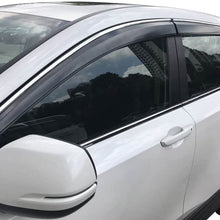 Window Visors Compatible With 2017 Honda CRV | Smoke Tinted/Semi-transparent PC Injection Polycarbonate CR-V Shade Rain Sun Guard Wind Vent Air Deflector by IKON MOTORSPORTS | 2018